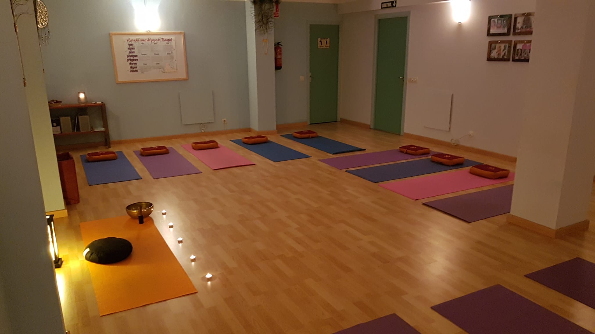 Práctica de yoga